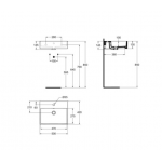 Ideal Standard Strada  pastatomas ant stalviršio praustuvas 500x420 K077701